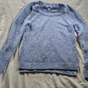 Old Navy Textured Blue Women's Sweater